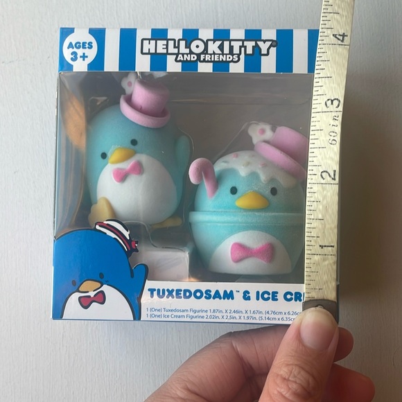 SANRIO Hello Kitty and Friends Tuxedosam & Ice Cream 2 Figurine Set - Picture 4 of 4